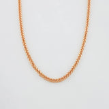 Cadena Franco 3 g / 45 cm / 1 mm Oro Rosa 18K