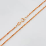 Cadena Franco 3 g / 45 cm / 1 mm Oro Rosa 18K