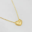 Cadena Aro seguido corazón 1.4g / 45cm-42 cm / 1mm Oro Amarillo 18K