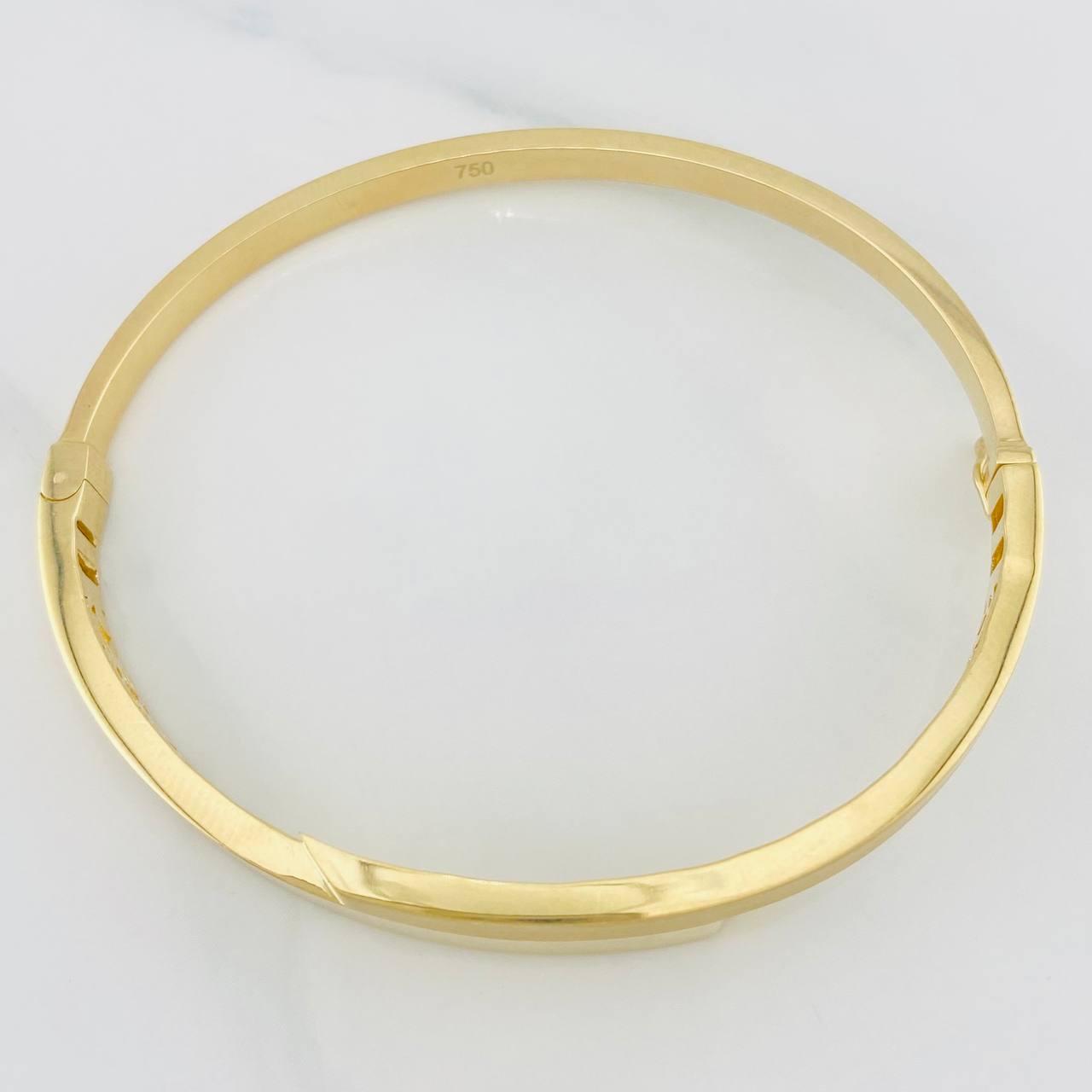 Pulso Aro Cruzado 8.8g / 17cm / 4mm Oro Amarillo 18K