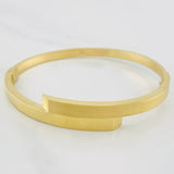 Pulso Aro Cruzado 8.8g / 17cm / 4mm Oro Amarillo 18K