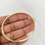 Pulso Aro Cruzado 8.8g / 17cm / 4mm Oro Amarillo 18K