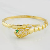 Pulso Aro Serpiente 11.15g / 18cm / 4mm Oro Amarillo 18K
