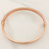 Pulso Aro Tornillo 8.65g / 19.5cm / 6mm Oro Rosa 18K