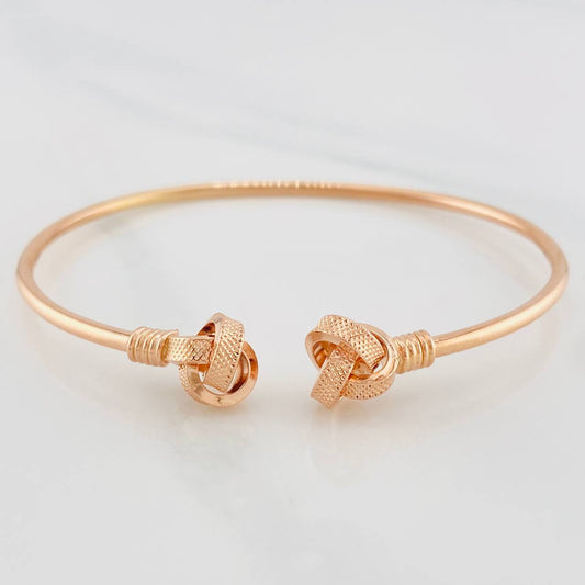 Pulso Aro Nudo 3.75g / 18.5cm / 2.2mm Oro Rosa 18K