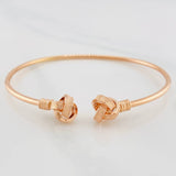Pulso Aro Nudo 3.75g / 18.5cm / 2.2mm Oro Rosa 18K