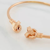 Pulso Aro Nudo 3.85g / 18.5cm / 2.2mm Oro Rosa 18K