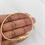 Pulso Aro Trebol 7.4g / 18cm / 2mm Oro Amarillo 18K