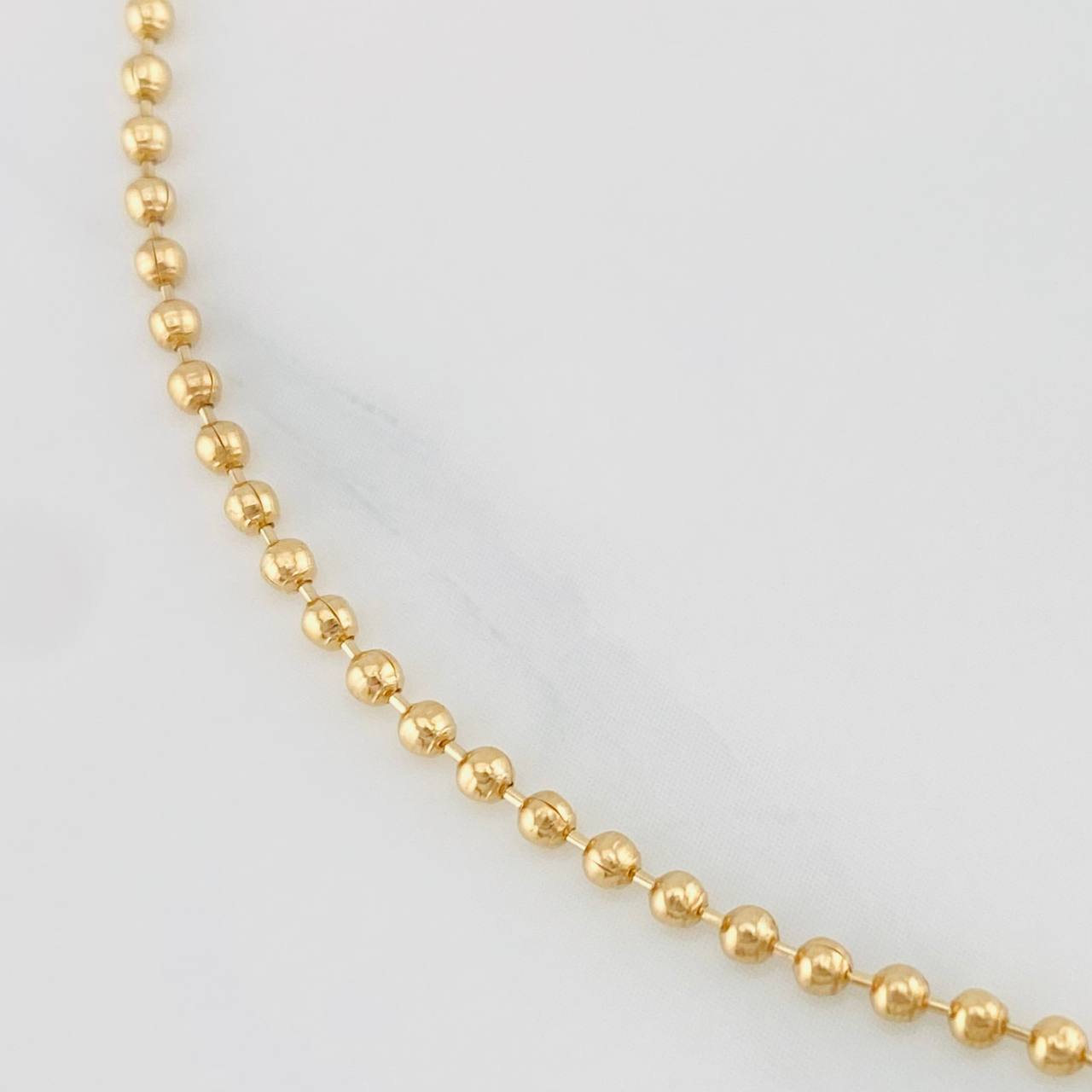 Pulso Trebol Militar Diamantado 3.2g / 17.5cm / 1.64mm Oro Amarillo 18K
