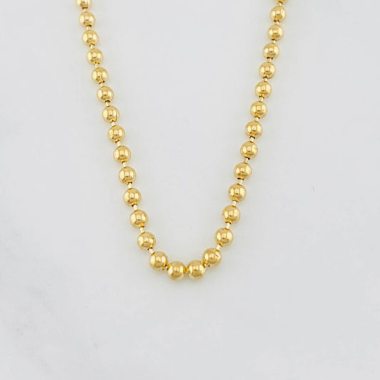 Cadena Militar 7.45g / 45.3cm / 1.88mm Oro Amarillo 18K