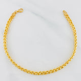 Pulso Lazo Corazon 2.75g / 19cm / 4.23mm Oro Amarillo 18K
