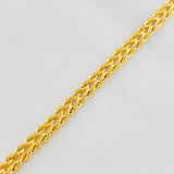 Pulso Lazo Corazon 2.8g / 19.5cm / 3.97mm Oro Amarillo 18K