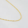 Cadena Singapur 1.15g / 44.5cm / 1mm Oro Amarillo 18K
