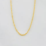 Cadena Singapur 1.15g / 44.5cm / 1mm Oro Amarillo 18K