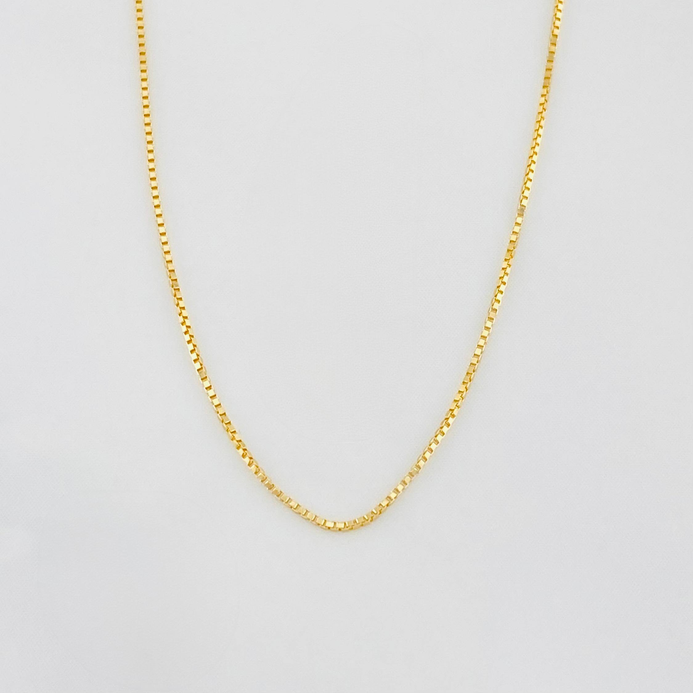 Cadena Veneciana 1.1g / 50cm / 0.5mm Oro Amarillo 18K