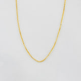 Cadena Veneciana 1.6g / 45cm / 0.7mm Oro Amarillo 18K