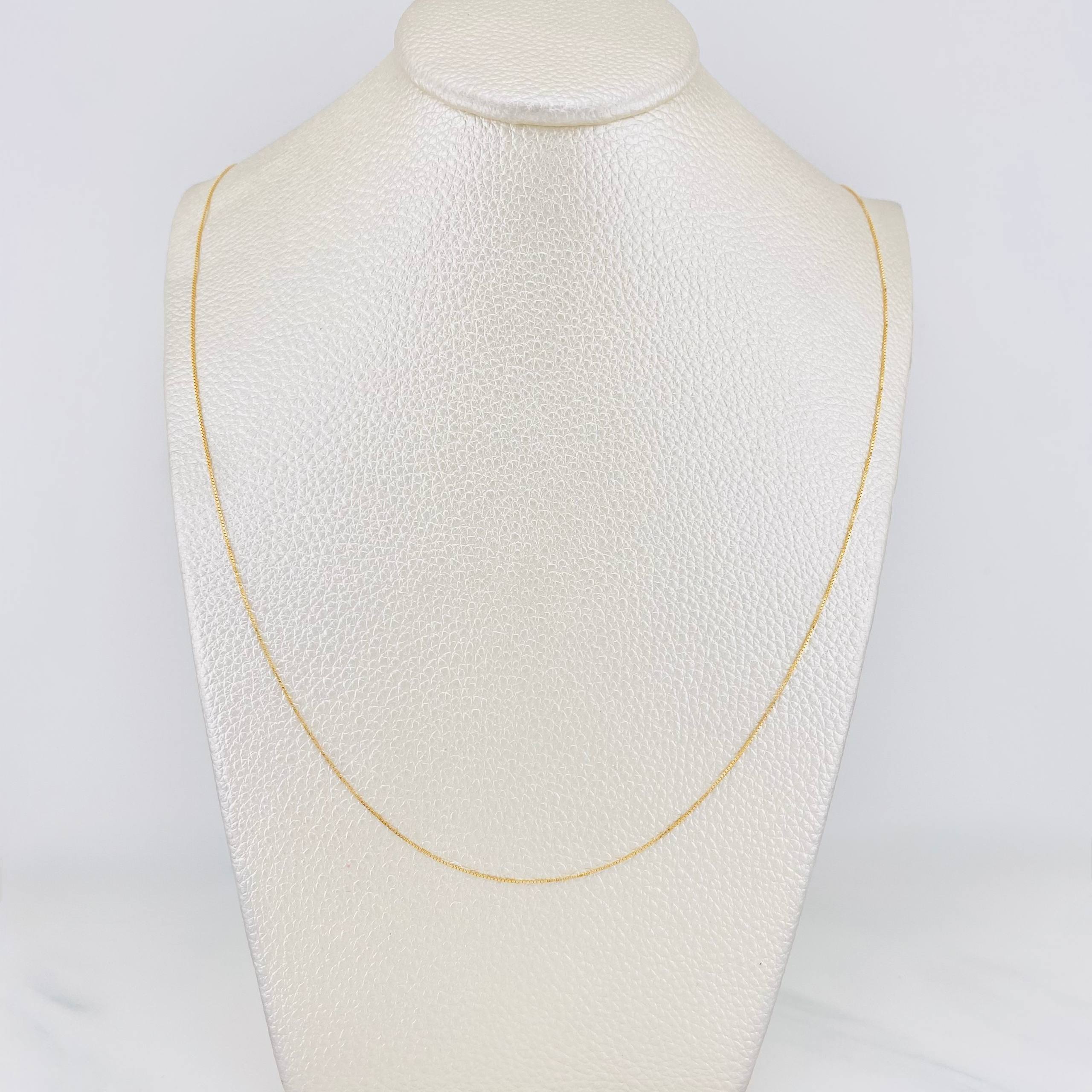 Cadena Veneciana 1g / 50.5cm / 0.5mm Oro Amarillo 18K