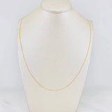 Cadena Veneciana 1.6g / 45cm / 0.7mm Oro Amarillo 18K