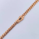 Cadena Cubana Infinito 19.2gr / 61cm / Oro Rosa +4 18K +