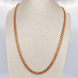 Cadena Cubana Infinito 19.7gr / 61cm / Oro Rosa +4 18K +