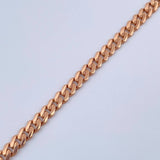 Pulso Cubano Infinito 6.95gr / 20.8cm / Oro Rosa +4 18K +