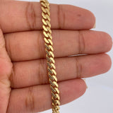 Pulso Cubano Infinito 7.35gr / 20.8cm / Oro Amarillo +4 18K +