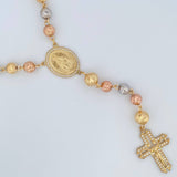 Rosario Virgen Milagrosa 44.4gr / 68cm / Oro 18K $