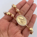 Rosario Virgen Milagrosa 31.95gr / 62.6cm / Oro 18K $