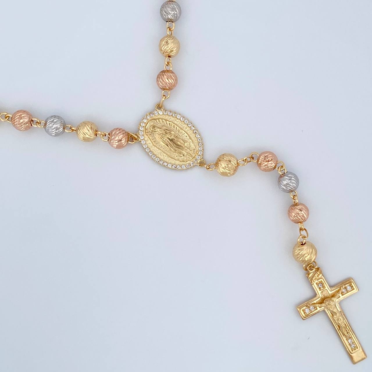 Rosario Virgen de Guadalupe 33.25gr / 62.8cm / Oro 18K $