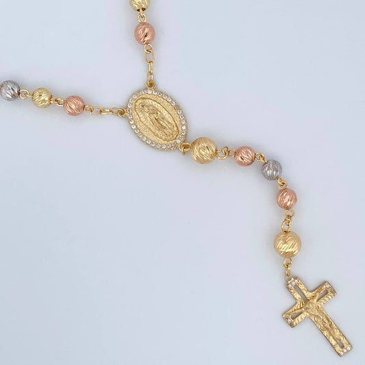 Rosario Virgen Guadalupe 29.45gr / 62cm / Oro 18K $