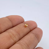 Bola Diamantada  3mm Oro Amarillo 18K &
