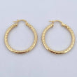 Candongas Abel 2.5gr / 3cm / Diamantadas Oro Amarillo 18K &