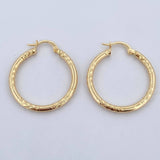 Candongas Abel 2.8gr / 3.3cm / Diamantadas Oro Amarillo 18K &