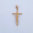 Dije Cruz Cristo 3.65gr / 4.5cm / Oro Amarillo 18K &