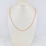 Cadena Franco 3 g / 45 cm / 1 mm Oro Rosa 18K