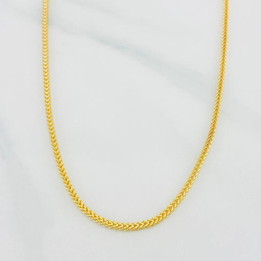 Cadena Franco 3 g / 46 cm / 0.8 mm Oro Amarillo 18K