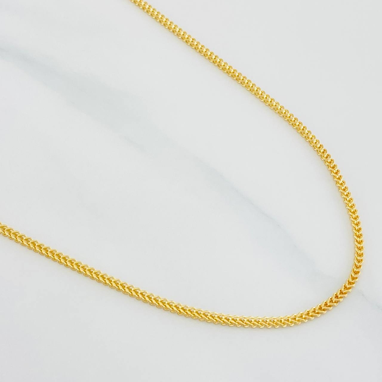 Cadena Franco 3 g / 46 cm / 0.8 mm Oro Amarillo 18K