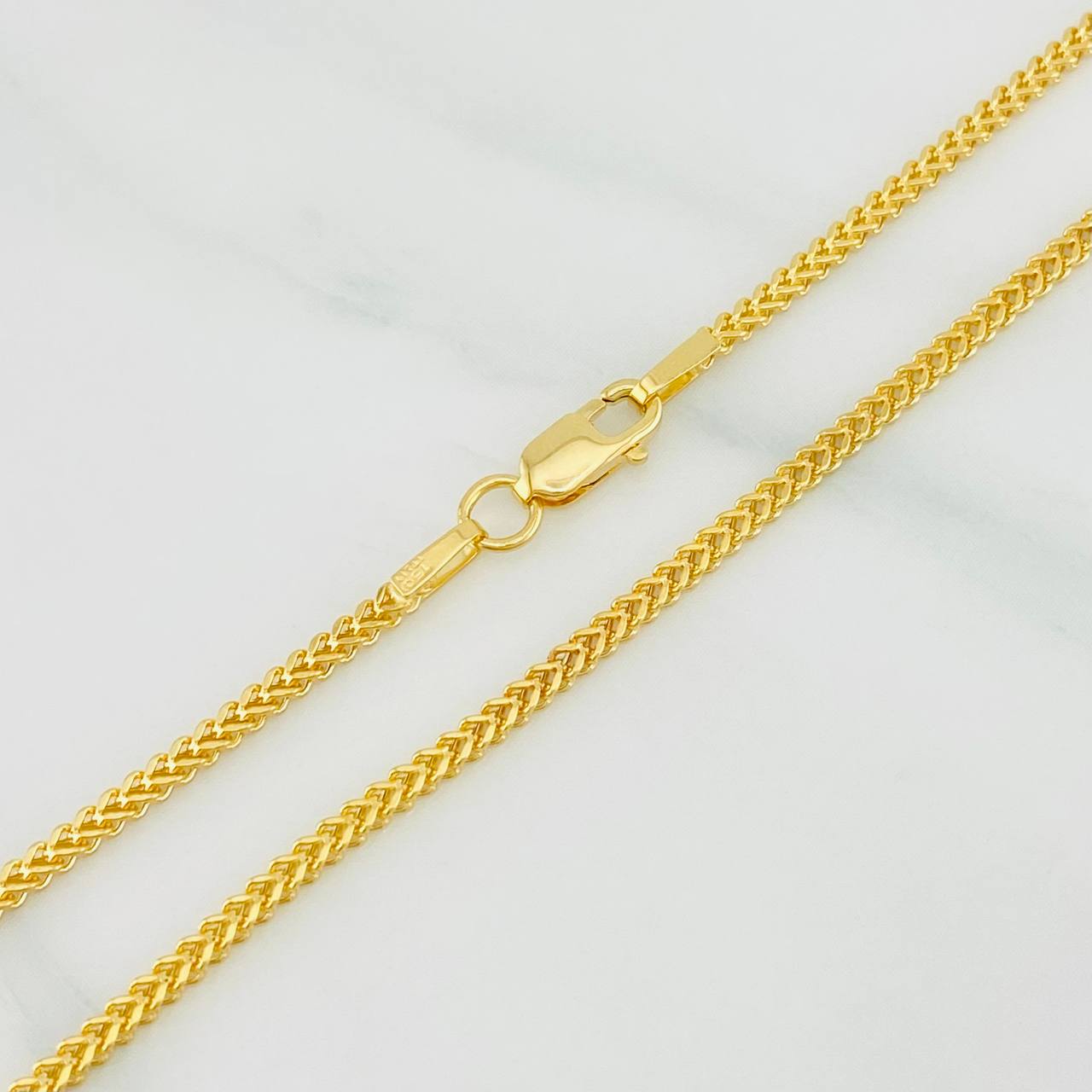 Cadena Franco 3 g / 46 cm / 0.8 mm Oro Amarillo 18K