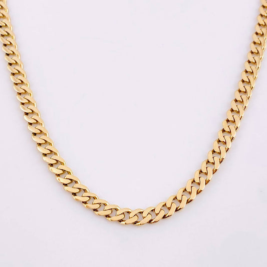 Cadena Cubana 17.9 g / 60.6 cm / 5.1 mm Oro Amarillo 18K