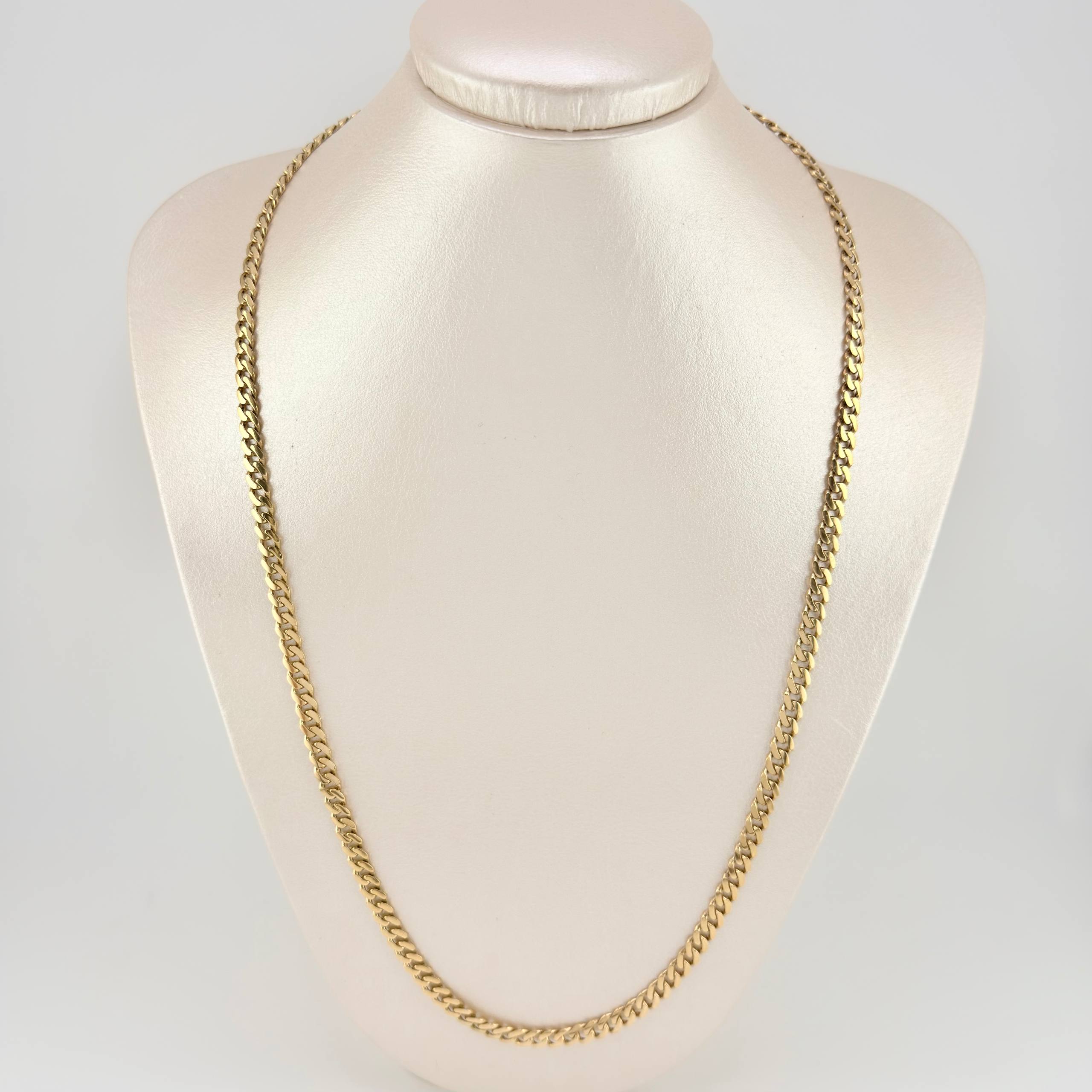 Cadena Cubana 17.9 g / 60.6 cm / 5.1 mm Oro Amarillo 18K