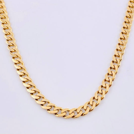 Cadena Cubana 19.65 g / 58.2 cm / 5.9 mm Oro Amarillo 18K