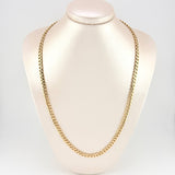 Cadena Cubana 19.65 g / 58.2 cm / 5.9 mm Oro Amarillo 18K