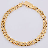 Pulso Cubano 9.6 g / 21.1 cm / 6 mm Oro Amarillo 18K