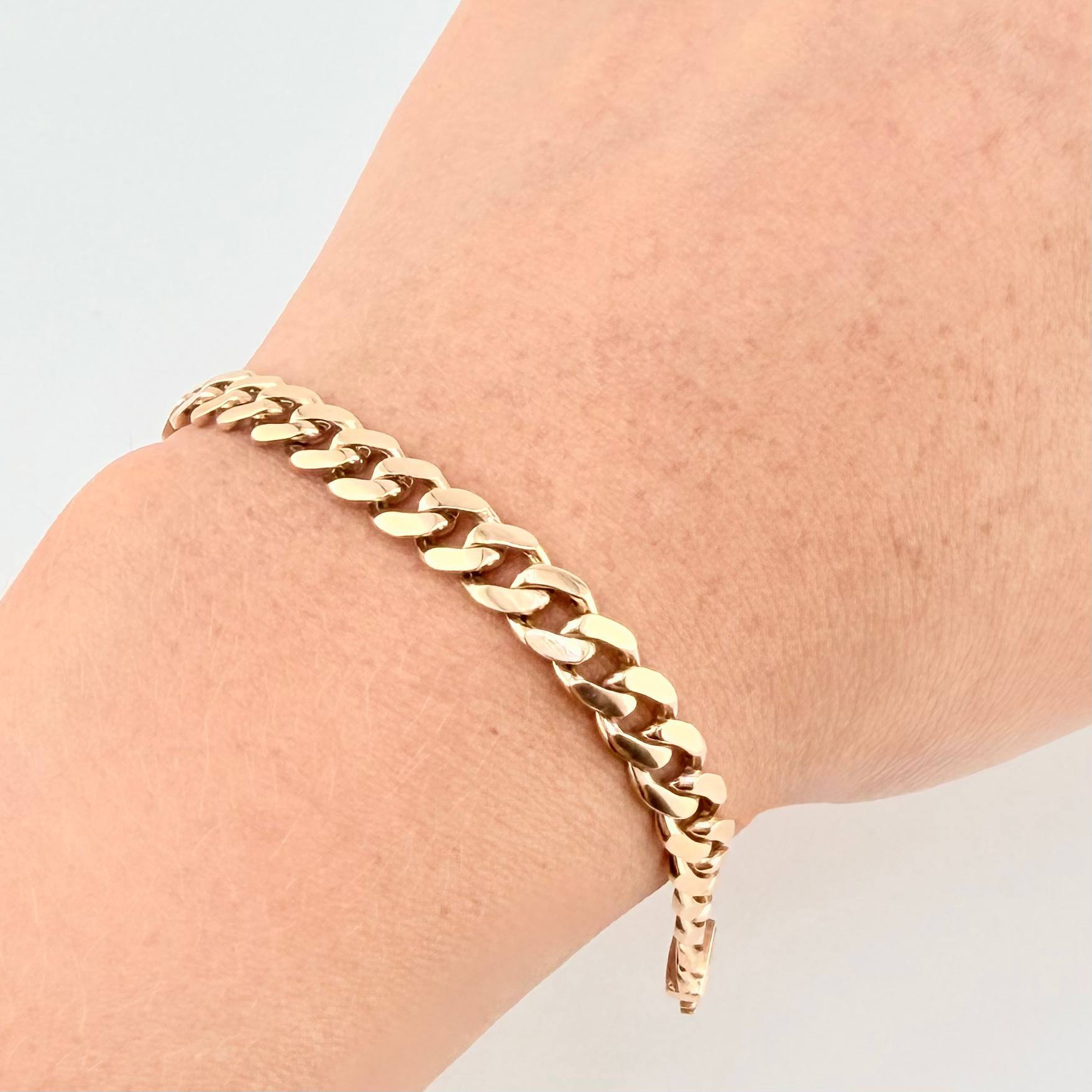 Pulso Cubano 9.6 g / 21.1 cm / 6 mm Oro Amarillo 18K
