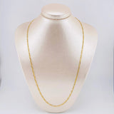 Cadena Figaro 3.55g / 50cm / 3.55mm Oro Amarillo 18K