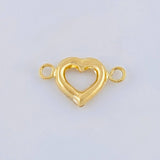 Herraje Corazón 0.3 g / 1.4 cm Oro Amarillo 18K