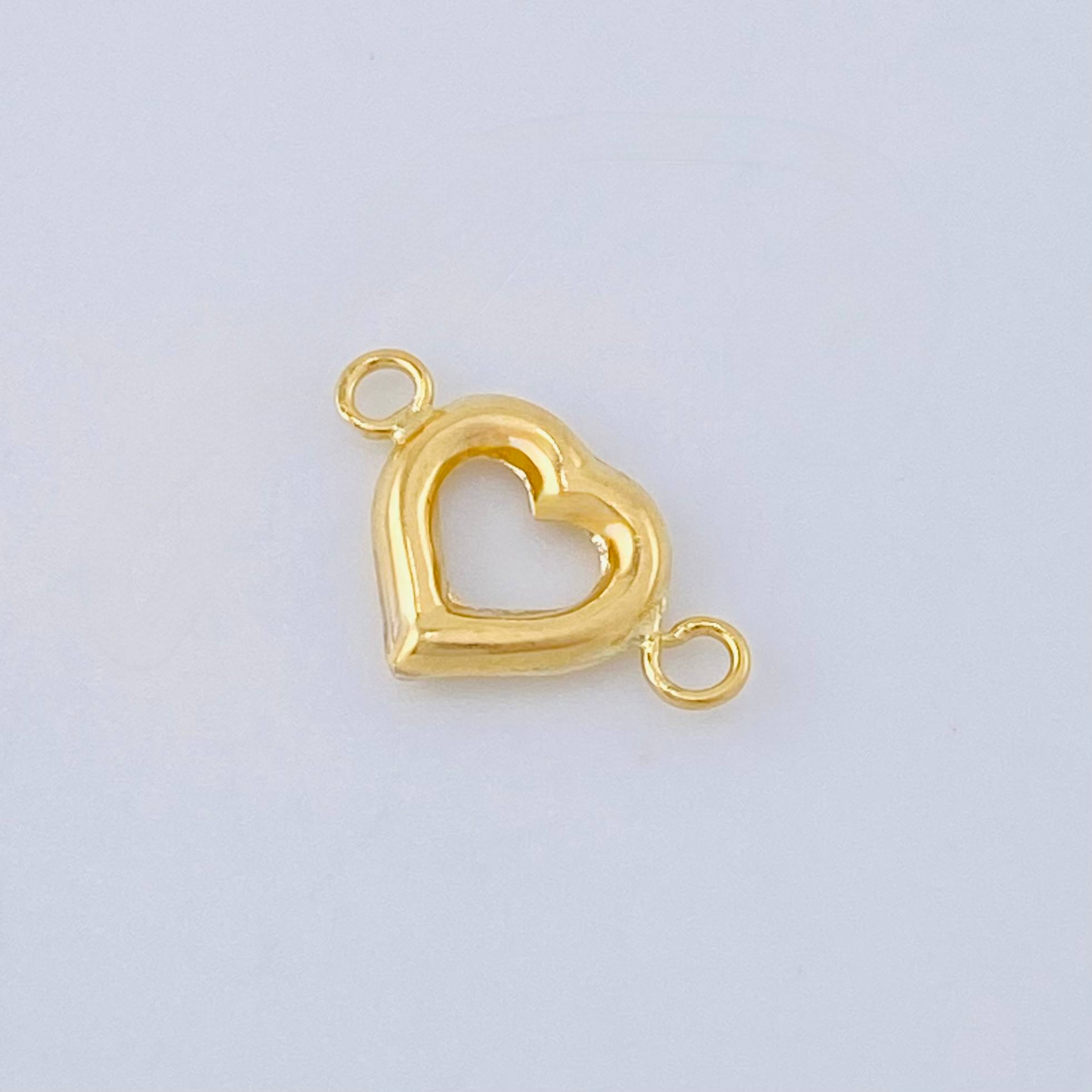 Herraje Corazón 0.3 g / 1.4 cm Oro Amarillo 18K