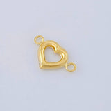 Herraje Corazón 0.35 g / 1.4 cm Oro Amarillo 18K