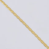 Cadena Escalera Plana 1.9 g / 60 cm / 1.35 mm Oro Amarillo 18K