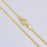 Cadena Escalera Plana 1.9 g / 60 cm / 1.35 mm Oro Amarillo 18K